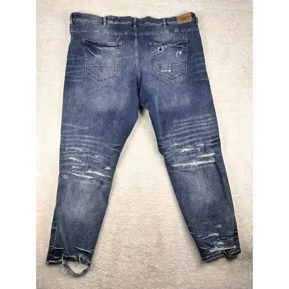 Jordan Craig Jeans Mens Legacy Edition AARON Distressed Paint Splatter sz 46/34 - Picture 2 of 9